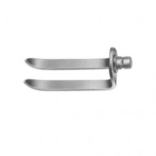Caspar Lateral Blade Blade with 2 Prongs Stainless Steel, Blade Size 47 x 22 mm